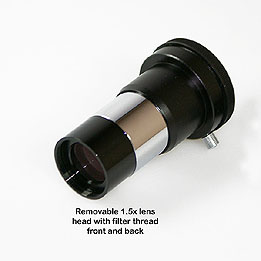ScopeTeknix DLX 2x Barlow lens with T-thread (3 element)